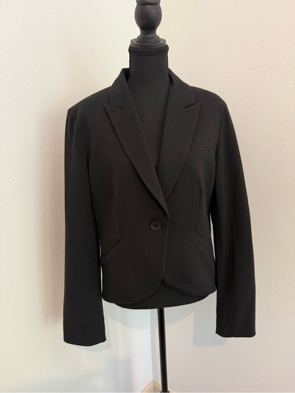 Gibson Black Single-Button Women's Black Blazer